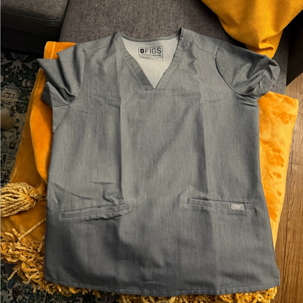 Figs Charcoal Womens Shirt
